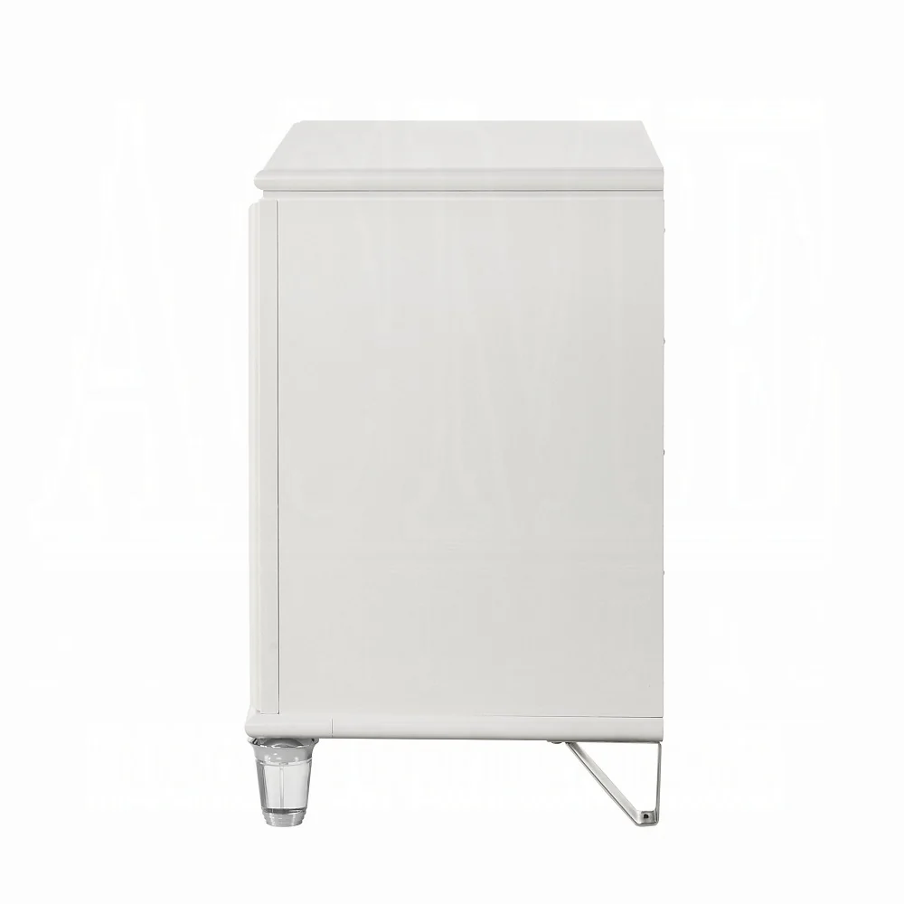 Tarian Boucle Bed & Pearl White Case Goods - Image 12
