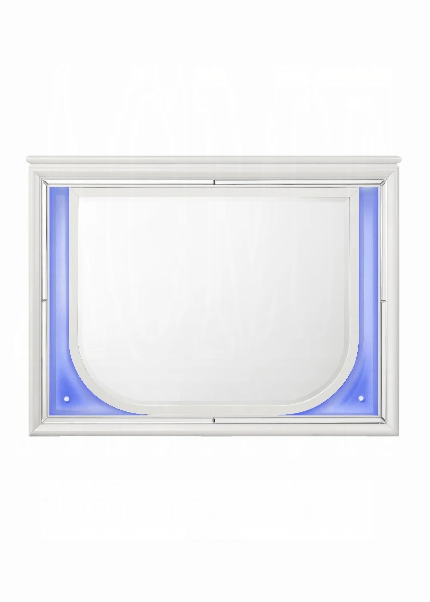 Tarian Boucle Bed & Pearl White Case Goods - Image 20
