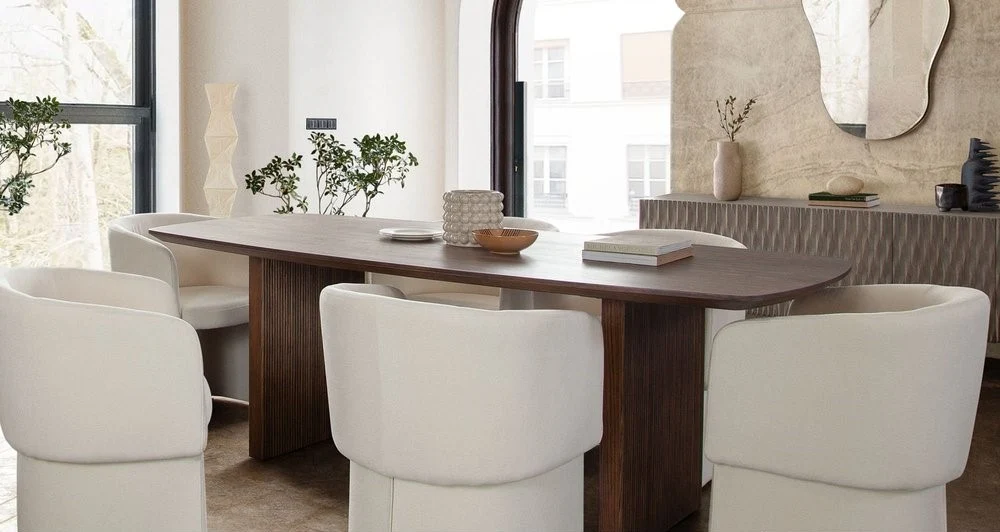 Tess Ivory Fabric Side Chair