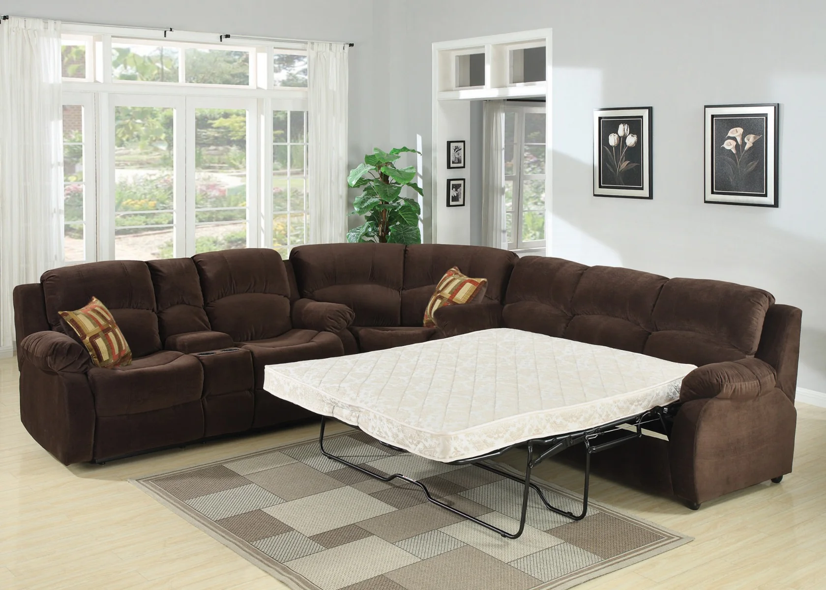 Tracey Sectional w/Queen Sleeper - AC Pacific - Image 2