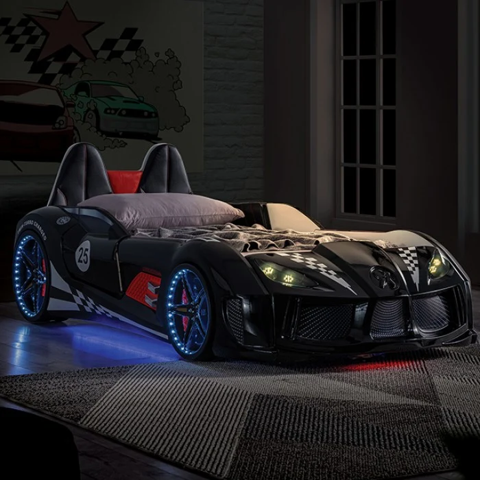 Trackster Race Car Bed - Many Options - 4 Colors - Image 11
