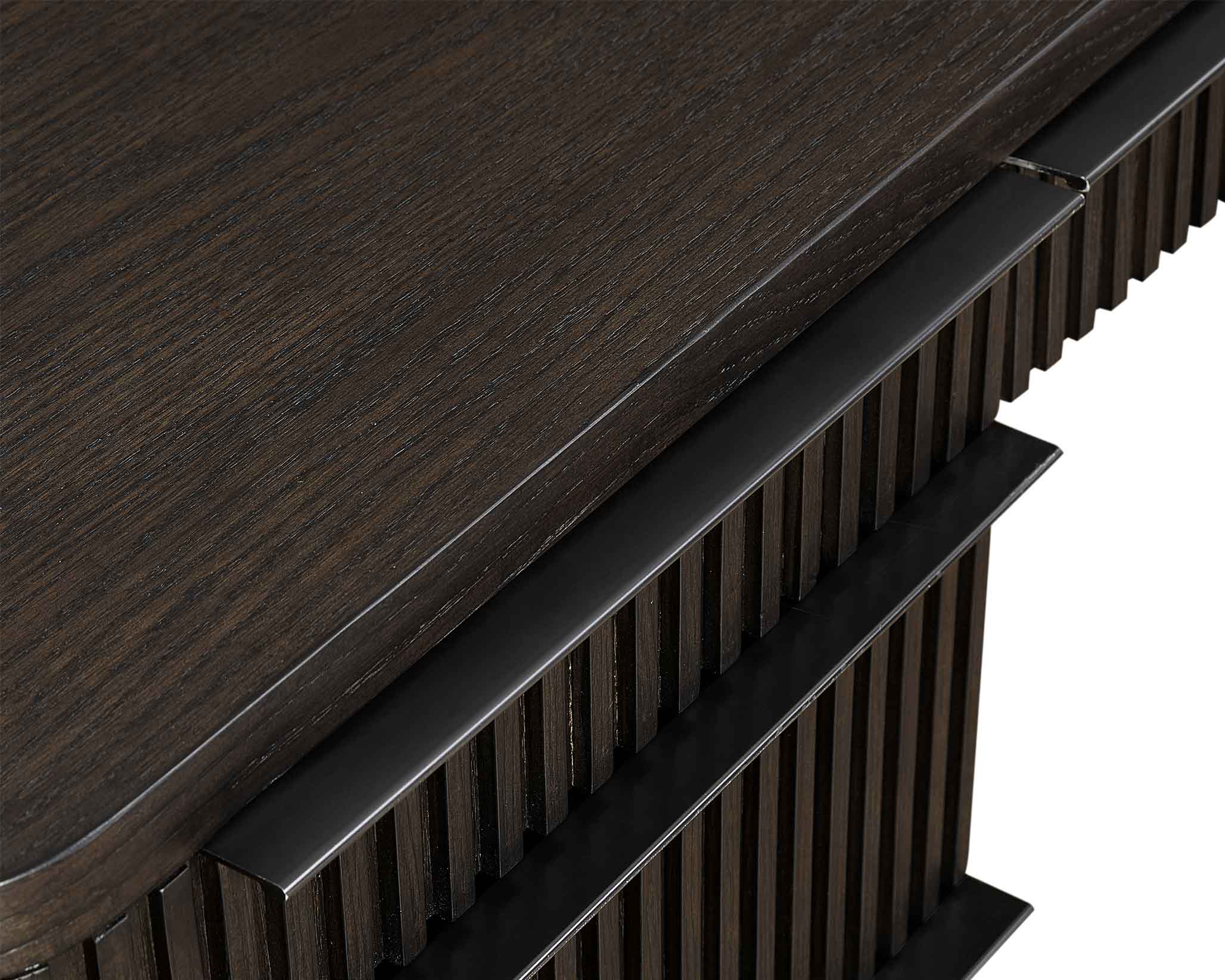 Tulane L Shape Chocolate Pedestal Desk IMTU684R-KIT - Image 12