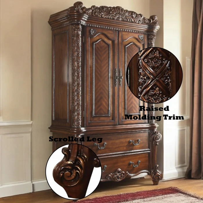 Vendome TV Armoire 22007 - Image 4