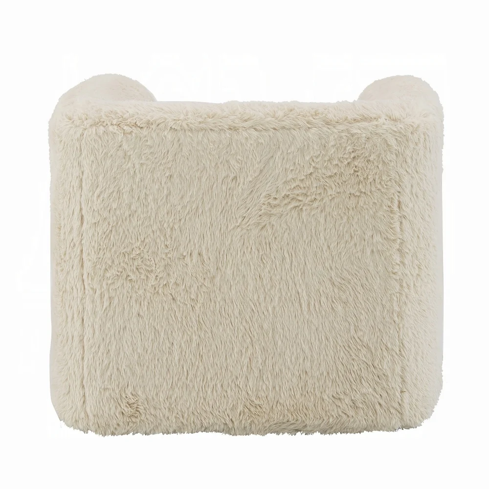 Upendo Beige Linen Swivel Chair - Image 4