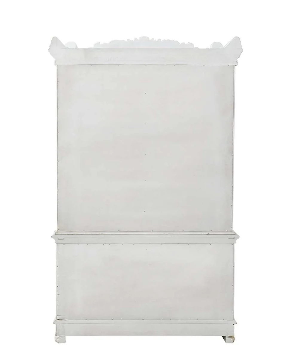 Vendom Antique Pearl Curio Cabinet - Image 5