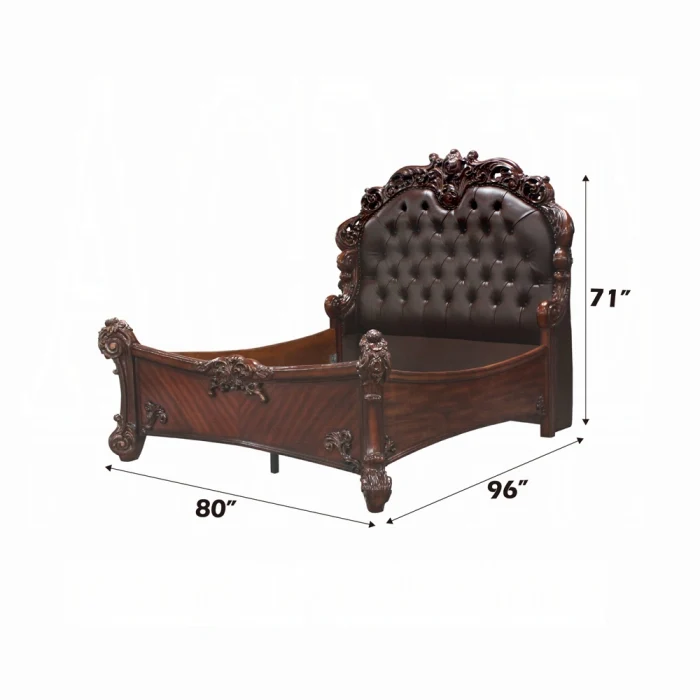 Vendome 22000 Cherry Bedroom Set by Acme - Image 4