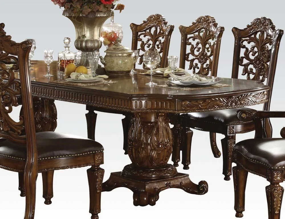 Acme 60000 Vendome Dining Set - Pedestal Base - Image 2