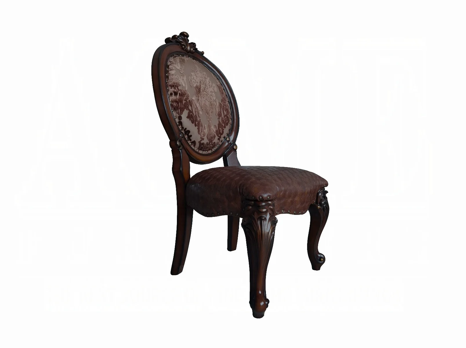 Versailles Round Cherry Finish Dining Set - Image 6