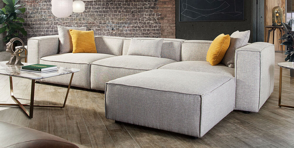 Vice Modular Sectional by Diamond Sofa - Barley Fabric - Image 5