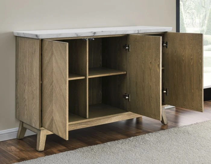 Vida White Marble Top Server VD500WSV - Image 4