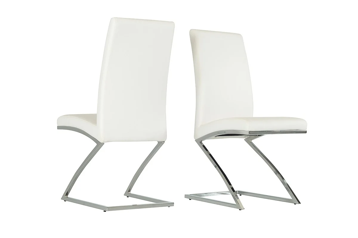 VIG Angora Modern White Dining Chair - Image 4