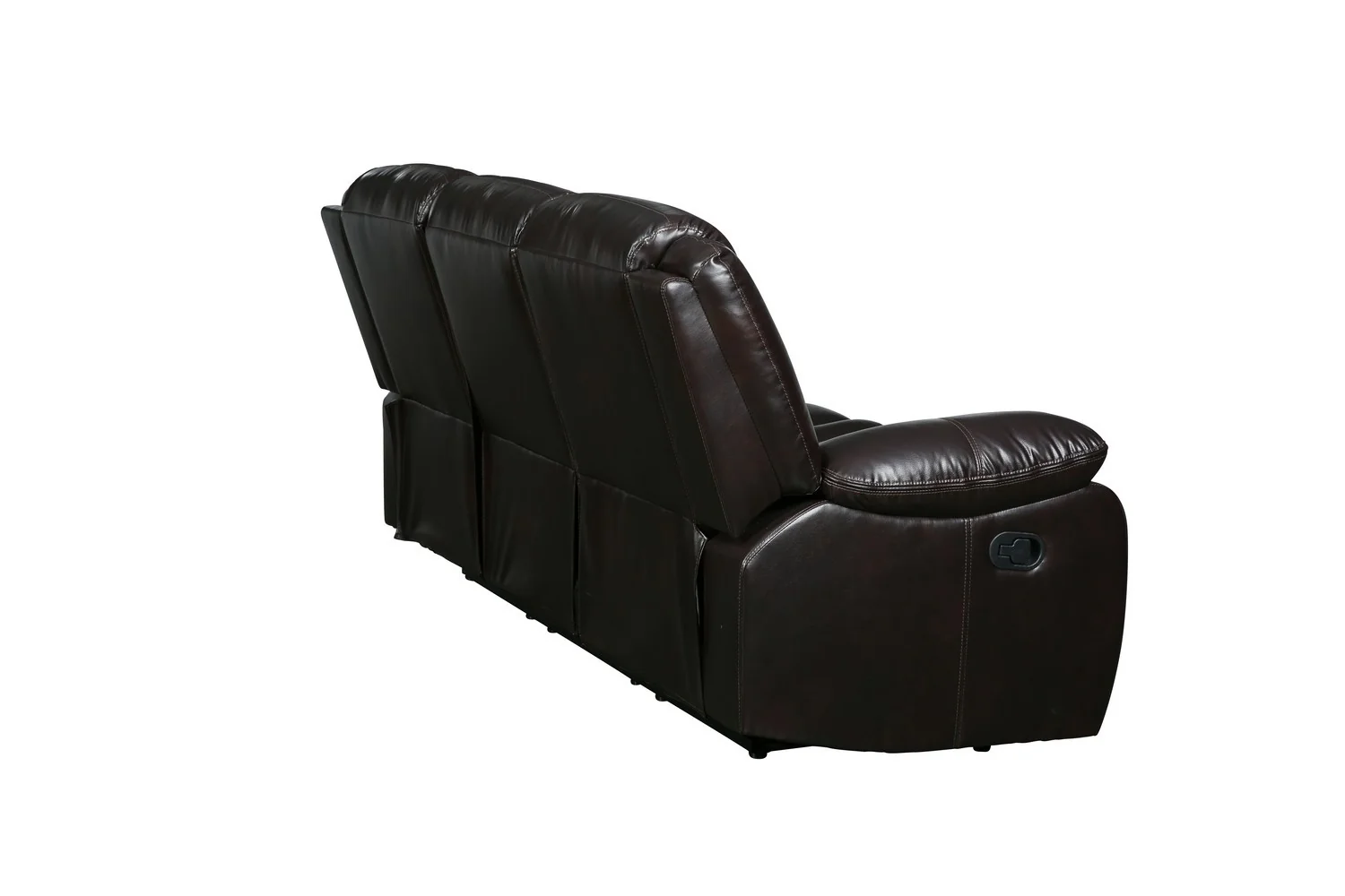 Vista 6967 Sofa & Loveseat - Espresso Leather Air - Image 10