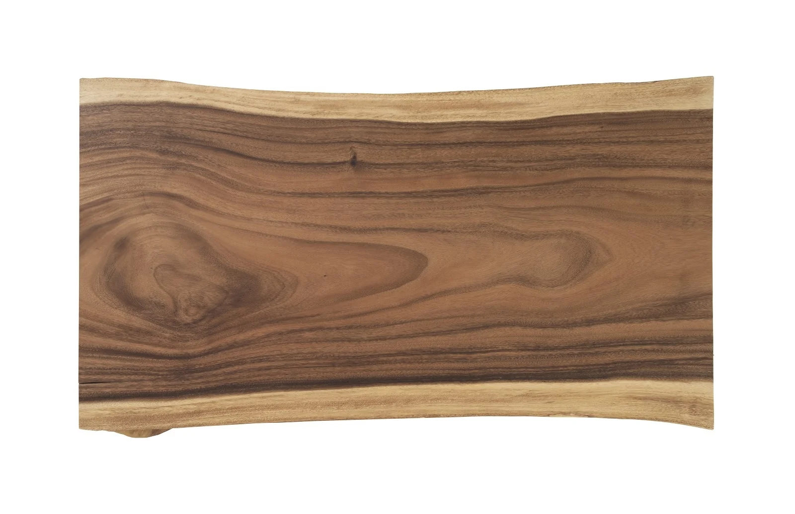 Waterfall Leg Atlas Desk - Natural Chamcha Wood - Image 2