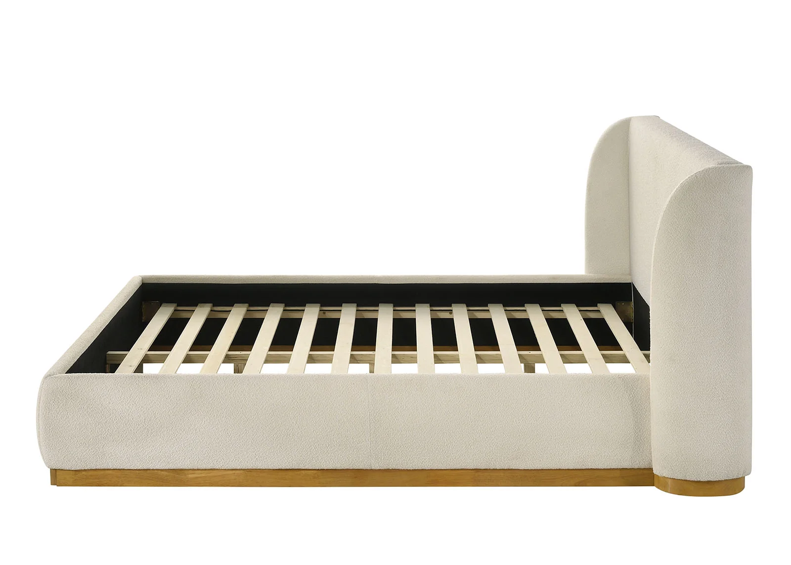 Whitman Boucle Fabric Platform Bed FM72004WH - Image 6