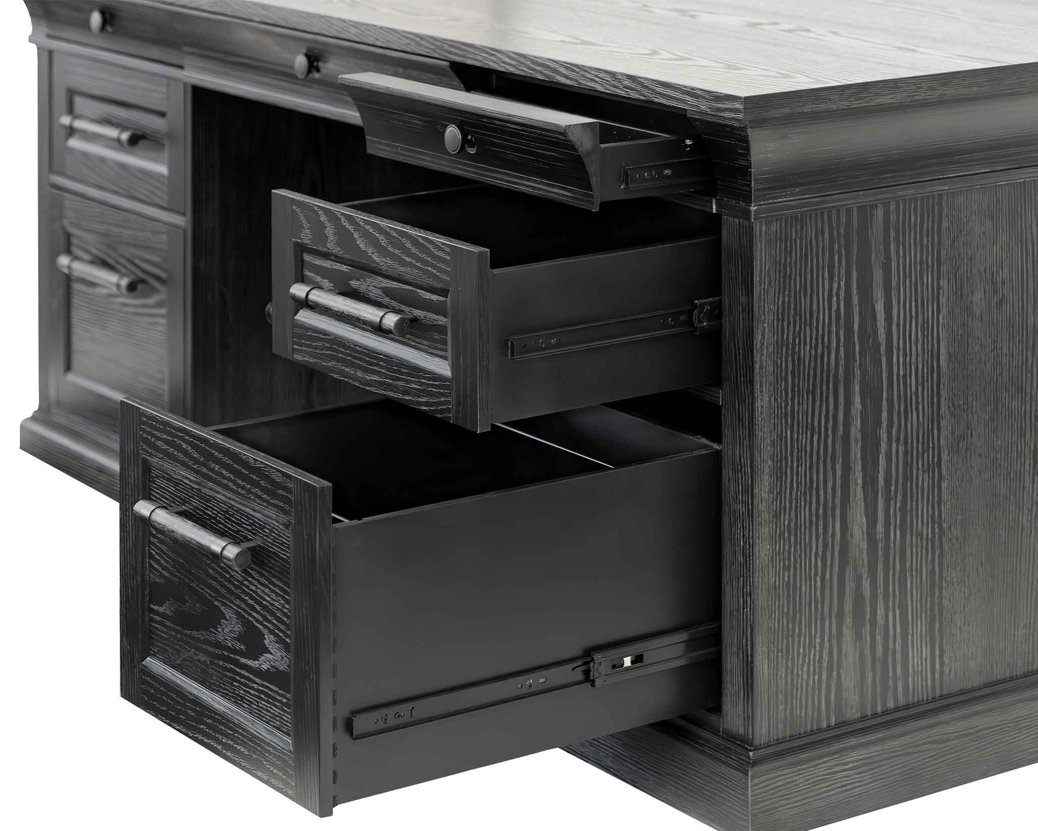 Willow Lane Ebony Finish Office Collection - Image 11
