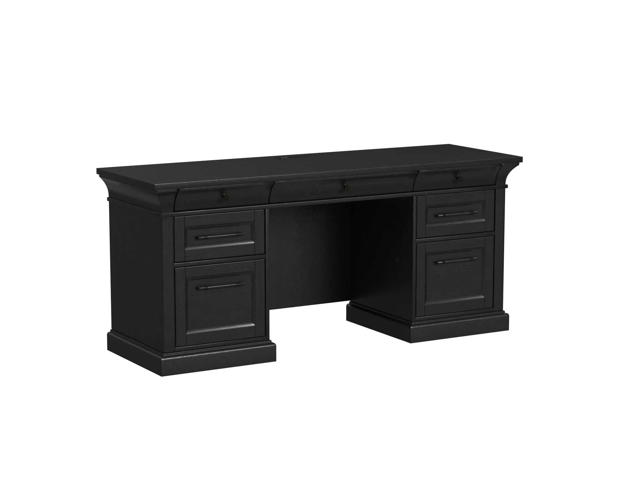 Willow Lane IMWL689B Ebony Credenza Desk - Image 2