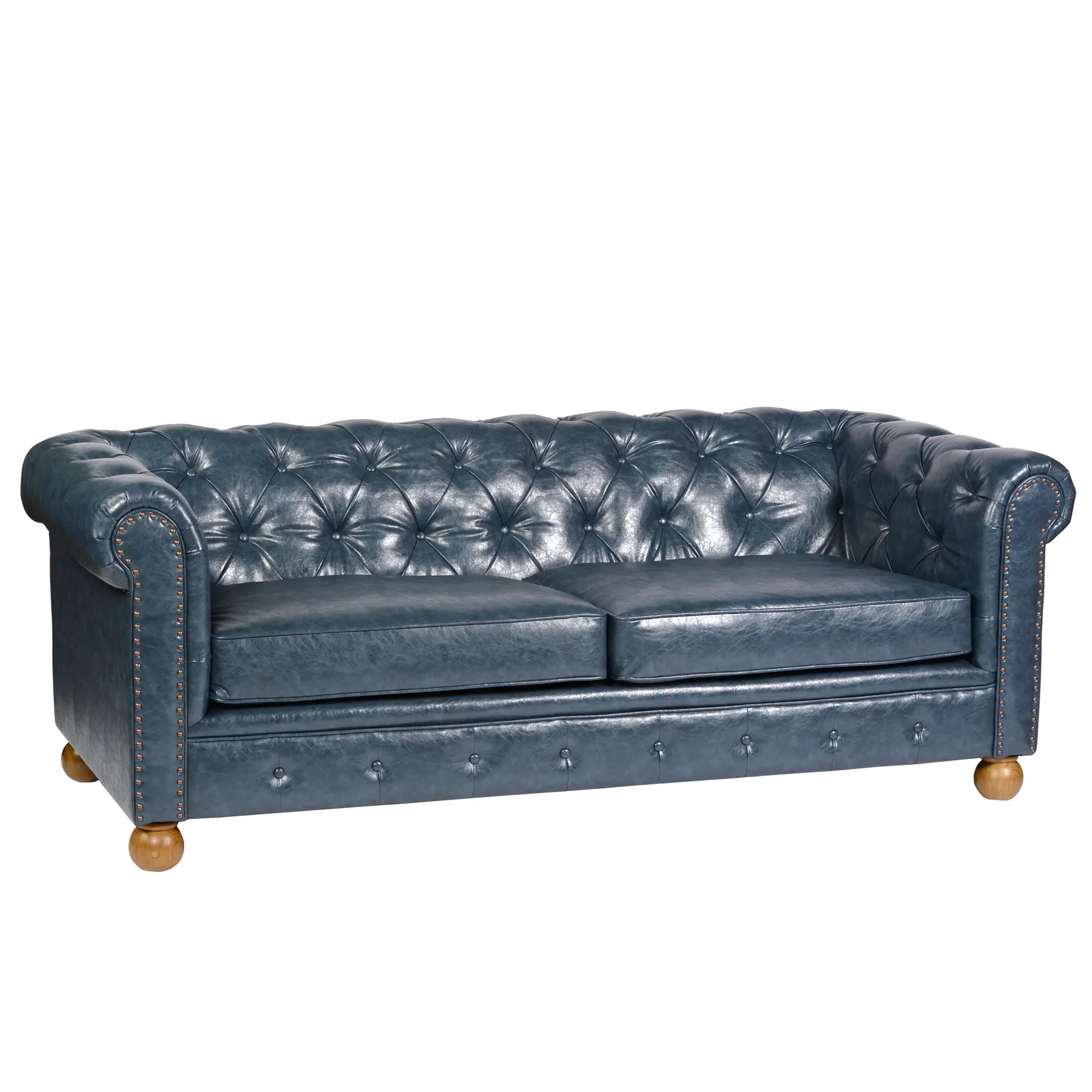 Armen Living Winston Classic Leather Sofa Collection - Image 2