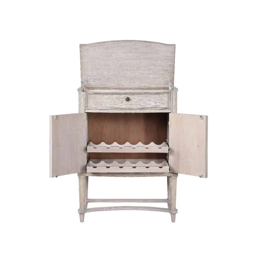 Wynsor Antique White Wine Cabinet 67536 - Image 3