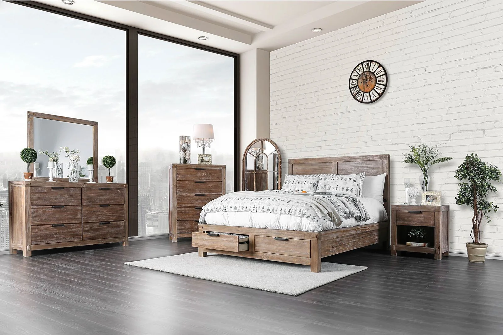 Wynton 4 Pc Bedroom Set CM7360 - King Bed