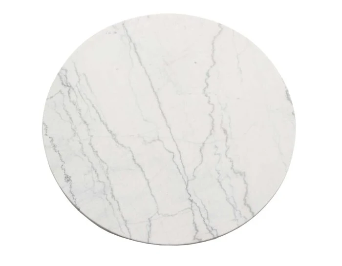 Xena 52 Inch Round 5 Pc Marble Dining Set - Image 6