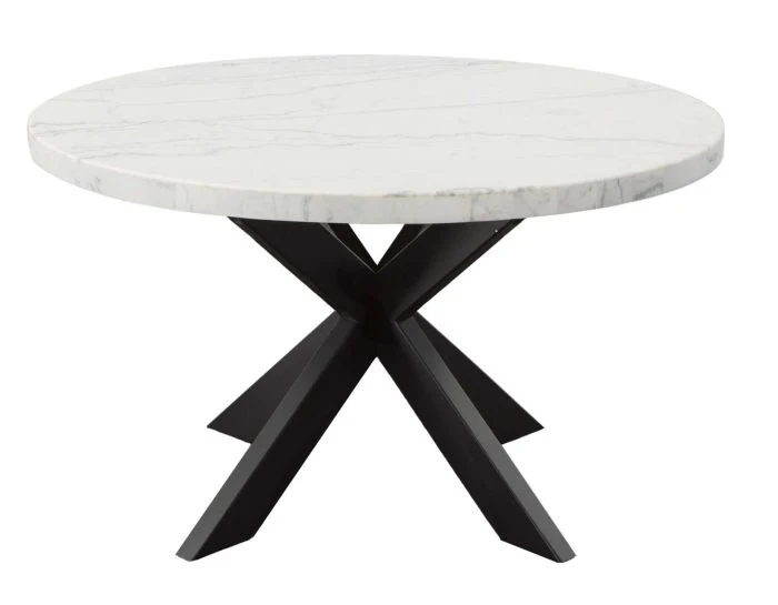 Xena 7 Pc Marble Top Dining Set XN520 - Image 4
