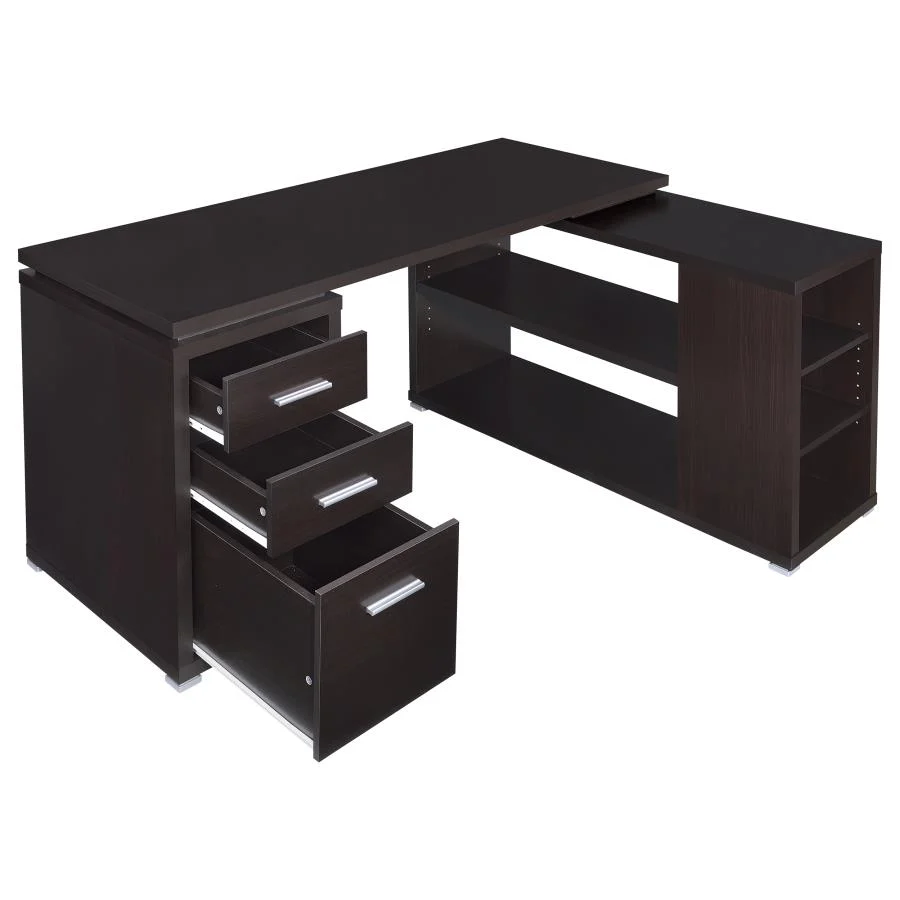 Yvette Office Desk by Coaster ~ 4 Finishes - Image 3