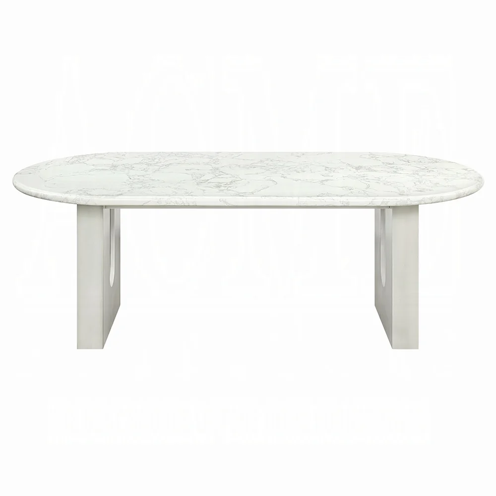 Zayn Natural Marble Top Dining Collection - Image 3