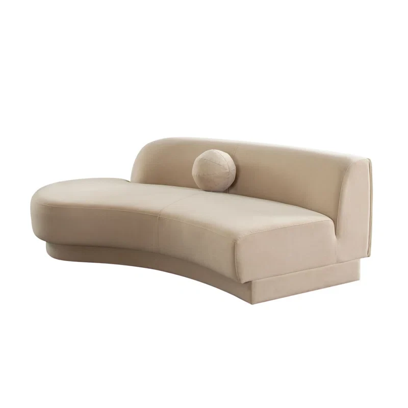 Zelda Velvet Left Chaise
