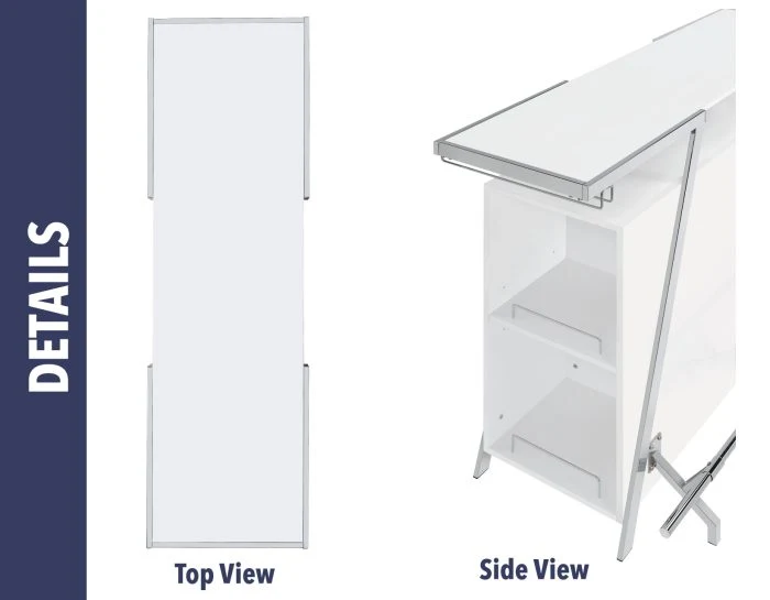 Zena 3 Pc Bar Set w/LED LIghts ZN600 - Image 8