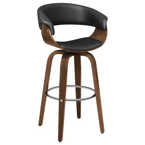 Zion Upholstered Swivel Bar Stool 100205 - Image 2