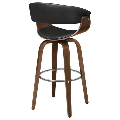 Zion Upholstered Swivel Bar Stool 100205 - Image 4