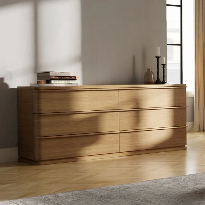 Zoey 4 Pc Acacia Wood Bedroom Set - Image 10