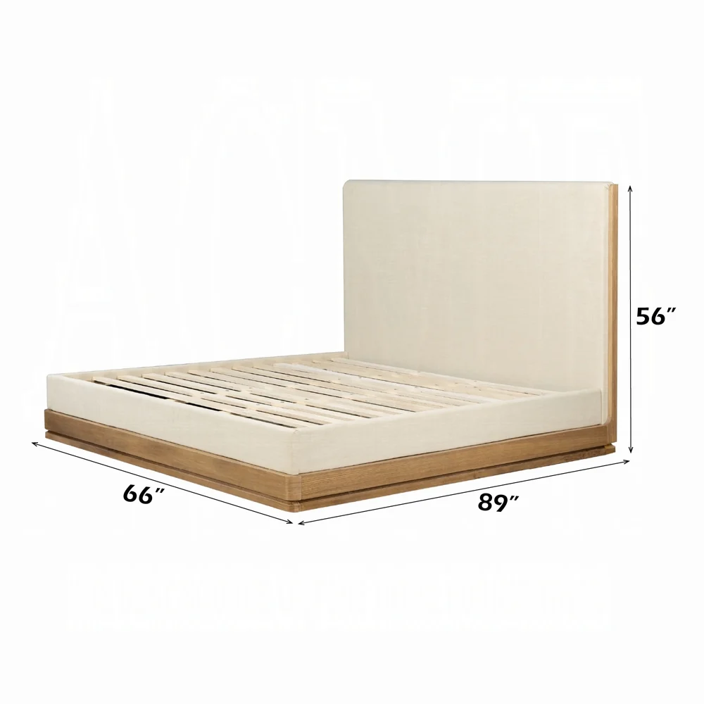 Zoey 4 Pc Acacia Wood Bedroom Set - Image 7